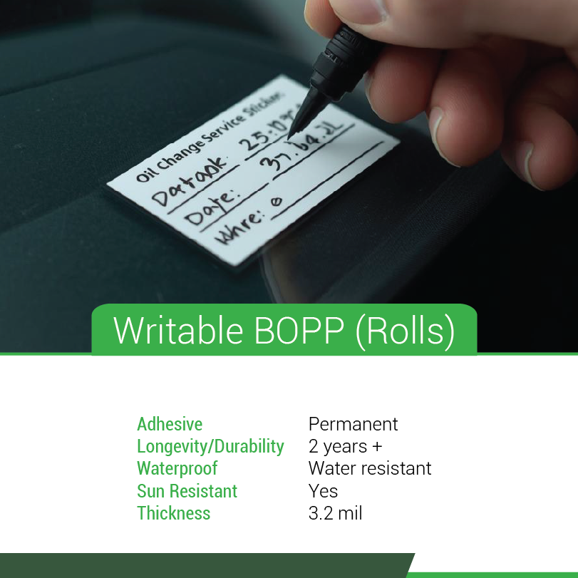 Writable BOPP (Rolls)